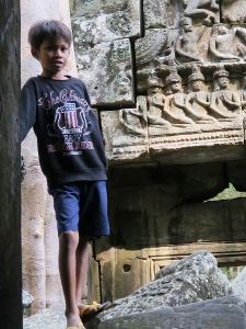 Khmer Boy at Banteay Kdei