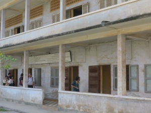 Toul Sleng Genocide Museum was once a high school