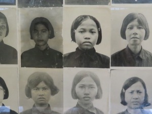 Photographs of young genocide victims